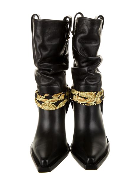 Versace Leather Boots for Women .